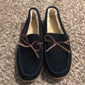 J Crew size 11 men’s slippers. Never worn.